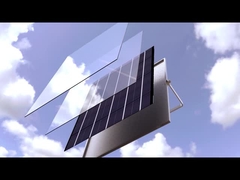 Panel solar de 200w luz de inundación LED cambio de color con el ritmo Rgb Aluminio