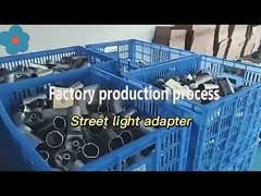 Adaptador de luz de calle LED de metal giratorio Iluminación solar
