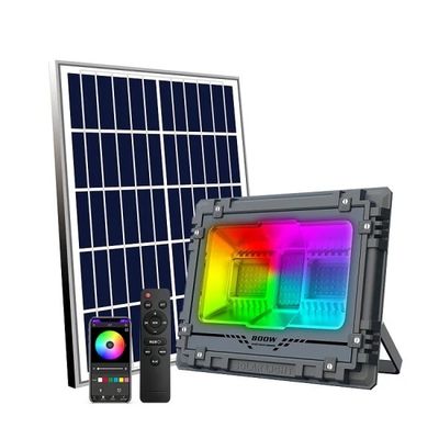 Ip65 LED luz solar de inundación de color de carga Rgb pared montada luces de seguridad solar
