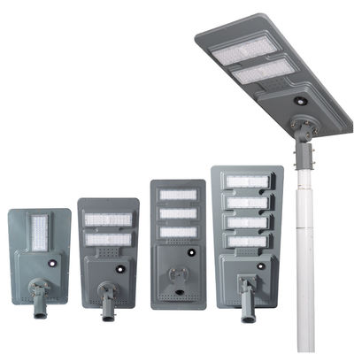 180lm/W 3030smd 80w All In One Solar Street Light con panel solar y conductor LED