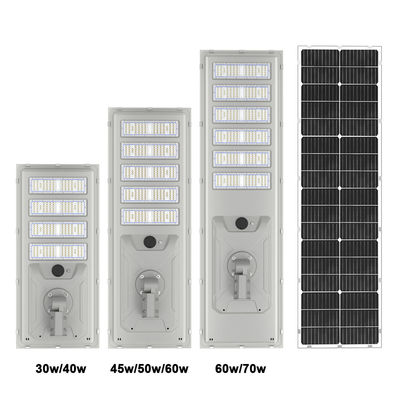 Energía de ahorro todo en una lámparas solares de calle y solución de iluminación solar duradera para su negocio