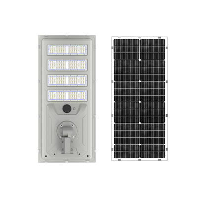 40w 50w 60w 70w Luz de calle solar integrada con sensor de movimiento de atenuación