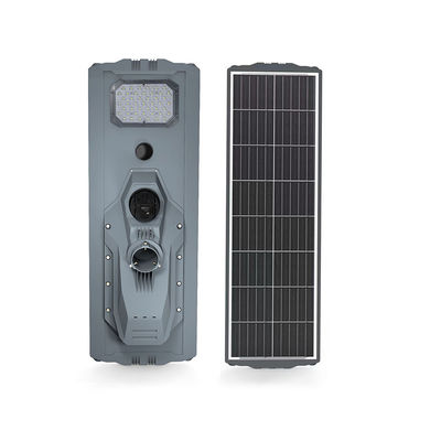 Alta luminosidad 5050 LED Panel Solar Iluminación de la calle con cámara 100W 200W 300W 400W 500W con 75Ah batería de litio hierro fosfato