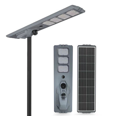 Control inteligente de la luz de la calle Luz solar con cámara y batería de litio hierro fosfato 75Ah