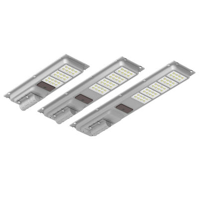 Luz de calle solar inteligente impermeable para exteriores 180lm/W con atenuación automática todo en uno
