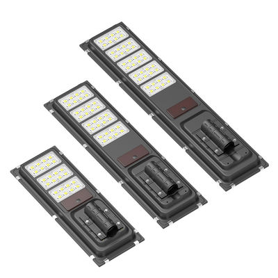 Luz de calle solar con sensor de movimiento de 6 m con LED todo en uno para jardín y hogar