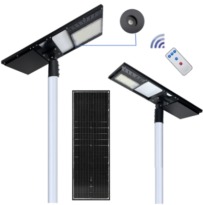 Iluminación exterior inteligente aluminio todo en uno luz solar LED de la calle con sensor de microondas