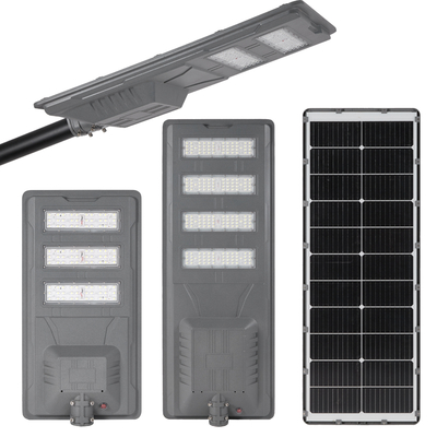 Luminaria solar de calle integrada todo en uno de 100w 150w 200w 300w 400w personalizada IP66