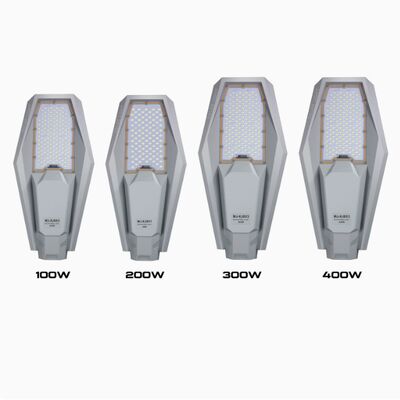Luz LED de calle alimentada por panel solar, impermeable IP65, iluminación exterior para calles